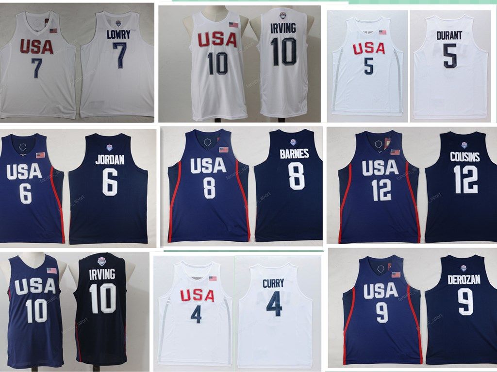 2020 2016 USA Basketball Jerseys Twelve 