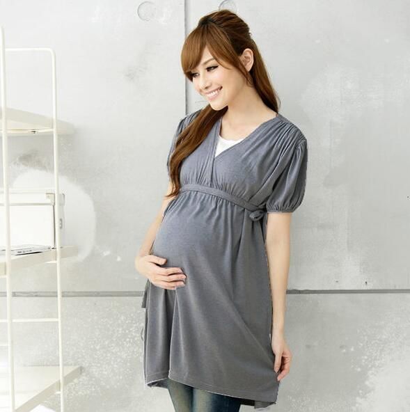Ropa de maternidad moda Vestidos de maternidad modales Vestido de enfermería Vestido de embarazo Ropa