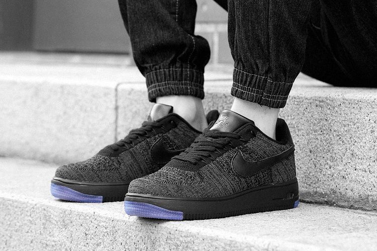 mens nike flyknit air force 1