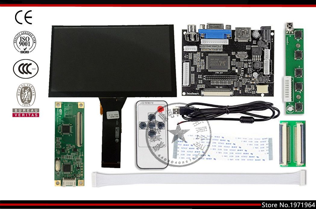 7 inch tft lcd raspberry pi free sample