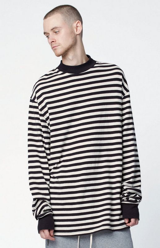 mens striped long sleeve shirt