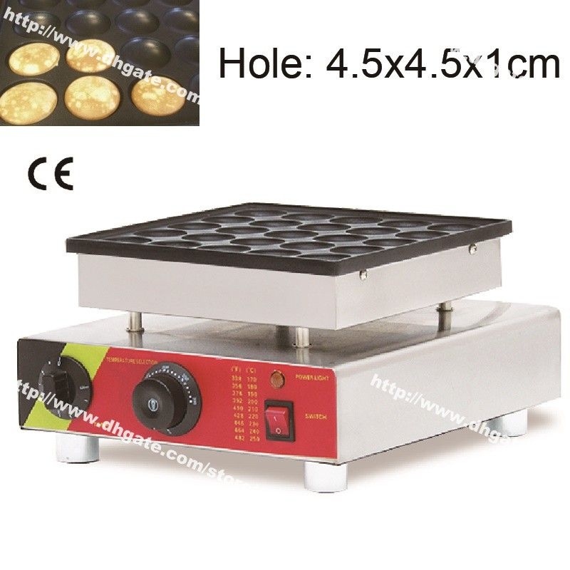 2021 25 Holes Stainless Steel Non Stick 110v 220v Electric Mini Dutch Pancake Poffertjes Machine