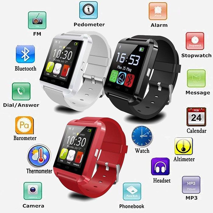 Smartwatch U8 Gadgets One Rojo - Quien tiene el mejor precio? - Nau