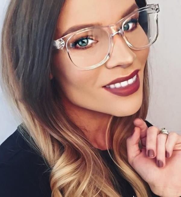 clear frames womens