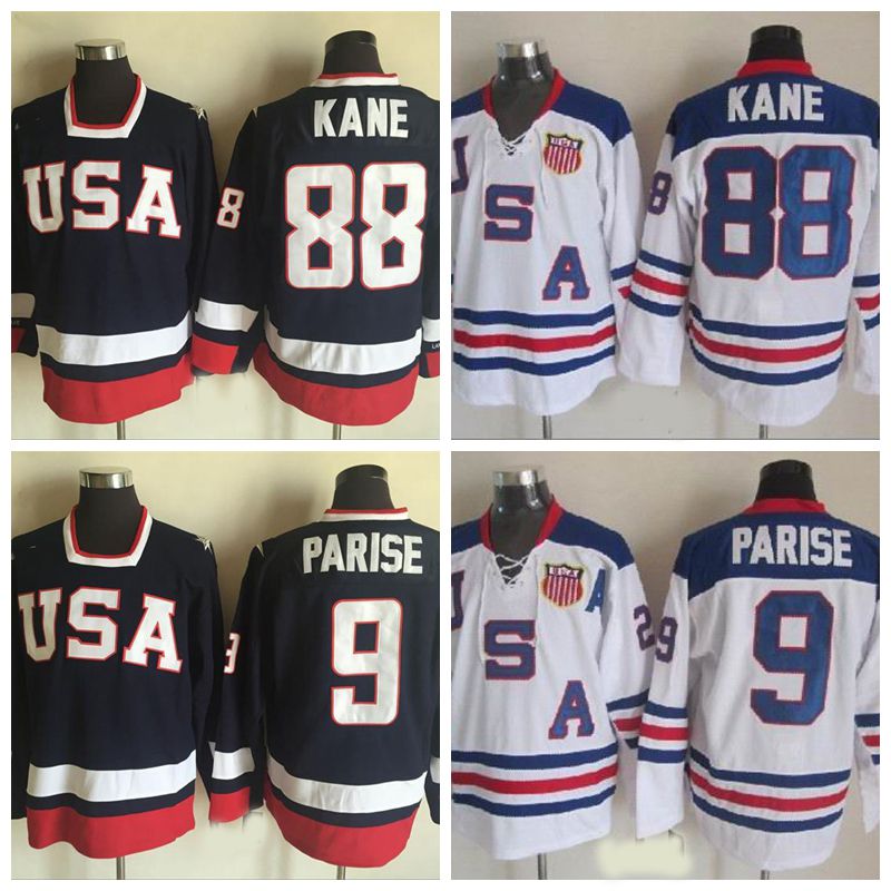 zach parise team usa jersey
