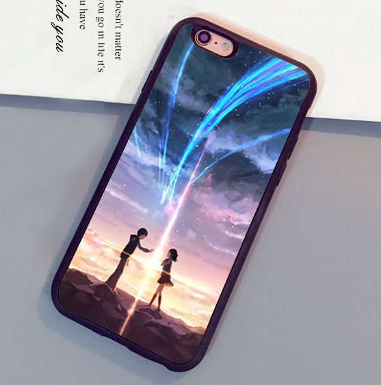 Your Name Kimi no Na wa Anime Printed Mobile Phone Cases For iPhone 6 6S  Plus 7 7 Plus 5 5S 5C SE 4S Soft TPU Back Cover