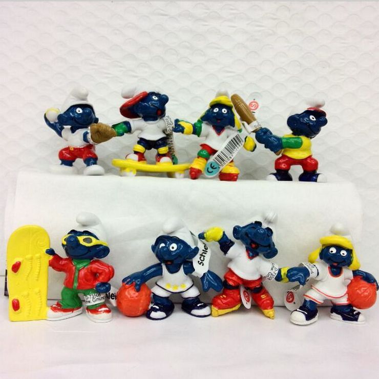 the smurfs figurines