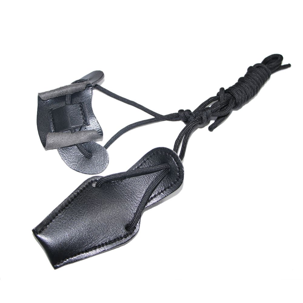 Archery Cow Leather Bow Stringer String Recurve Bow Long Bow Install Tool