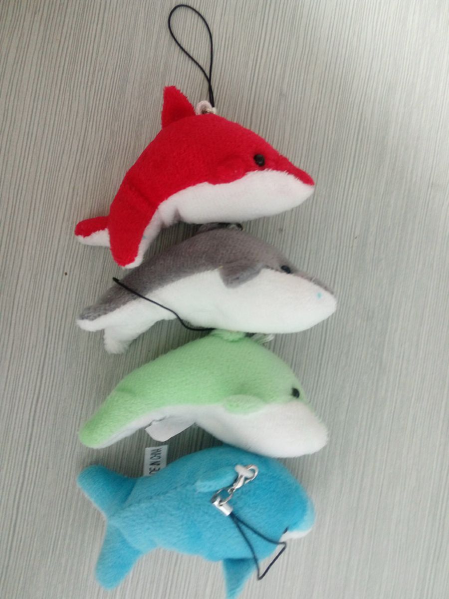 dolphin keychain plush