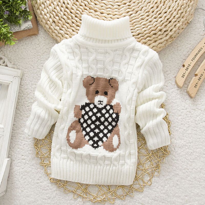 1pc baby Clothes Girls Boys Cartoon sweater Children pullover Kids Outerwear