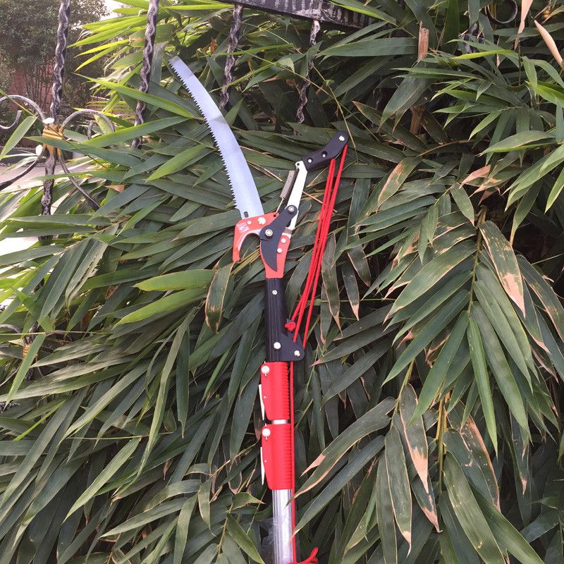 ارتفاع الارتفاع 4 بكرة تقليم مقص شجرة المتقلب الفروع القاطع حديقة المقص رأى الفاكهة اختيار أداة القطع دون قضيب