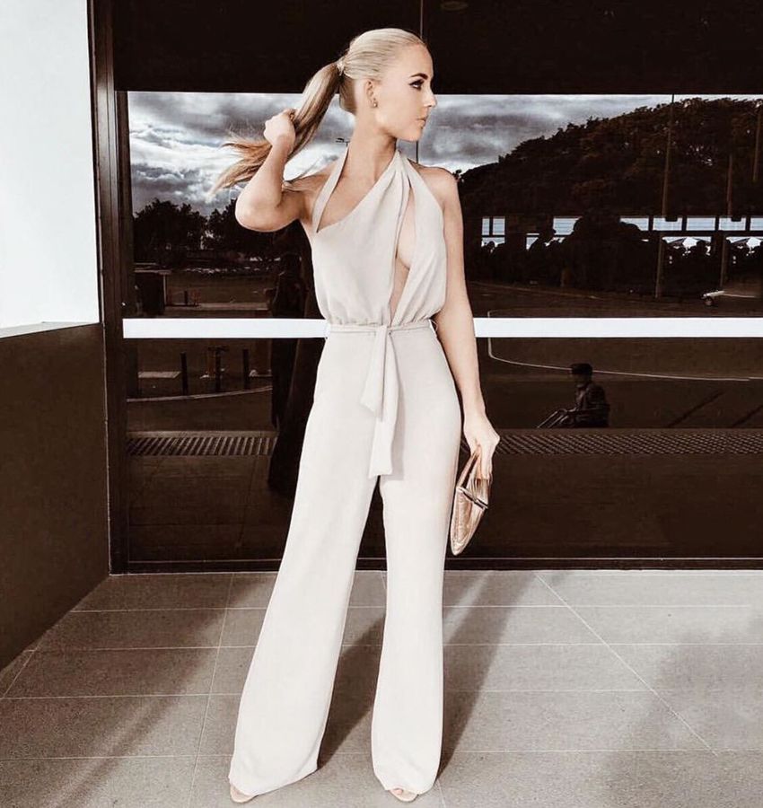 cut out pantsuit