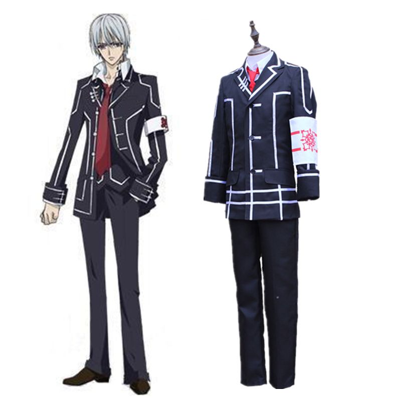 Kiryu Zero cosplay costumes black man uniforms Japanese anime Vampire Knight clothing Masquerade/Mardi Gras/Carnival Kiryu Zero cosplay costumes black man uniforms Japanese anime Vampire Knight clothing Masquerade/Mardi Gras/Carnival