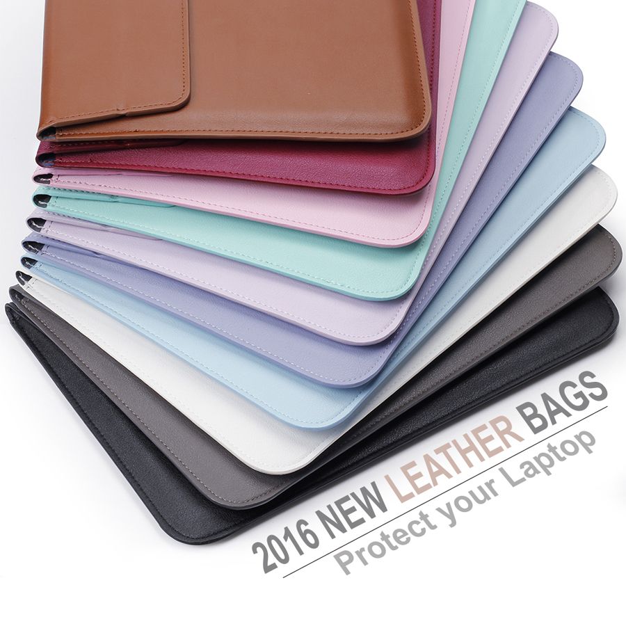 Leather Sleeve Protector Bag Case For Apple Macbook Air Pro Retina 11 12 13 15