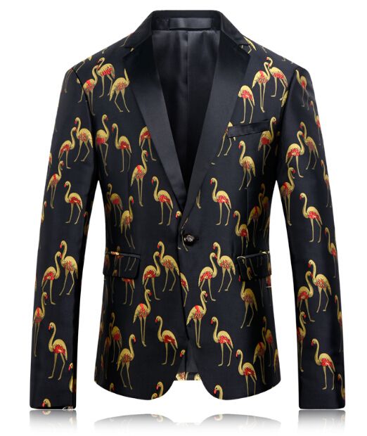 flamingo suit jacket