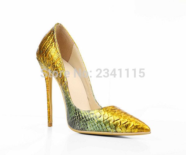 deep gold heels