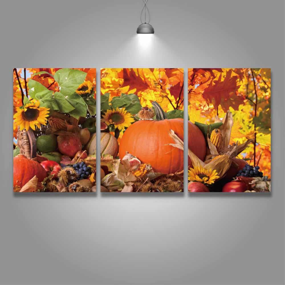 Compre 3 Panel Hd Prints Canvas Wall Art Dia De Accion De Gracias
