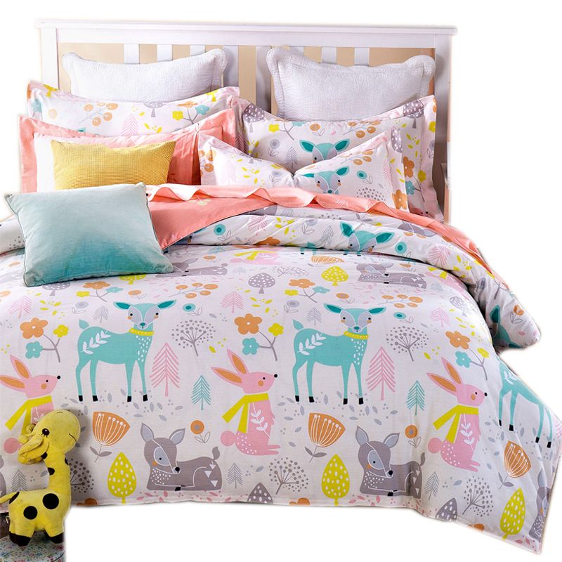 deer twin bedding set