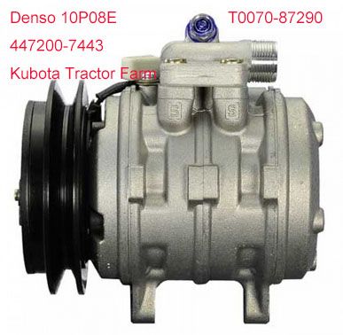 NEW AC COMPRESSOR PACKAGE KUBOTA 10P08E L4610 TRACTOR
