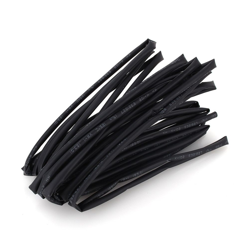 5 Meter Durchmesser 3mm Schrumpfschlauch schwarz Schrumpfschlauch jw