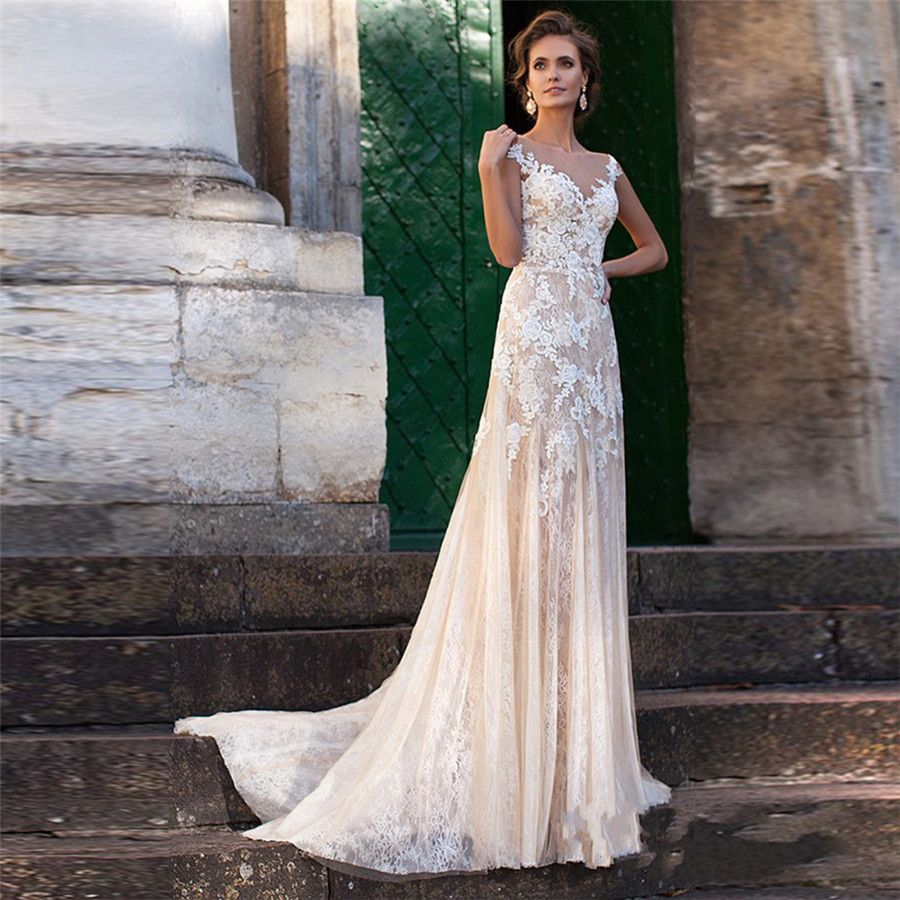 vintage sheath wedding dresses