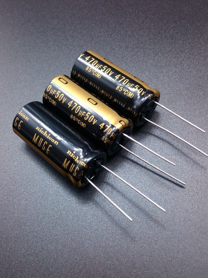 Nichicon MUSE UKZ KZ 470uF 25V Audio Electrolytic Capacitors Lots of 1 to 20