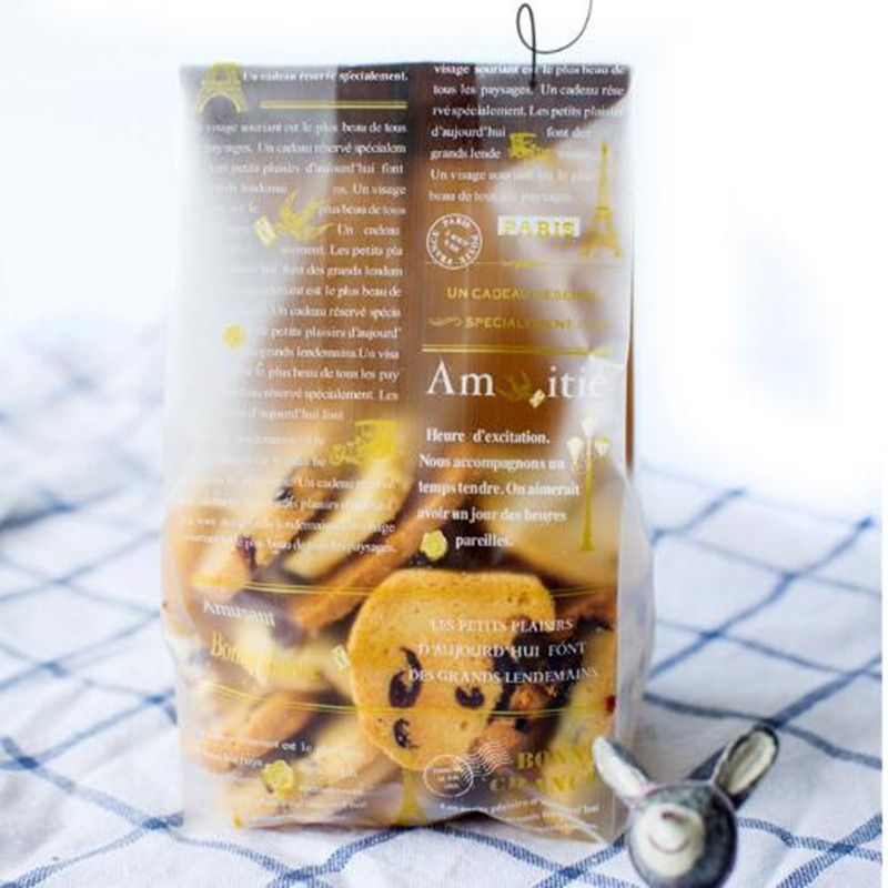 Bolsas de dulces para galletas a embalaje de plástico de alimentos 