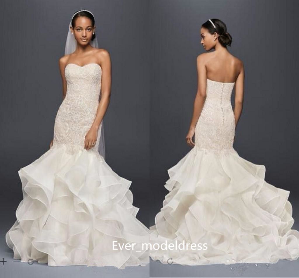 oleg cassini mermaid dress