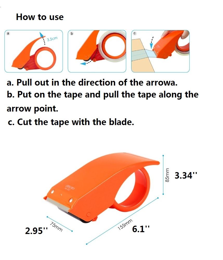 Wholesale Brand Adhesive Tape Cutter Packing Tape Dispensers Sealing Machine Packing Machine Stainless Steel Blade Cutting Without Effort At 3 42 Dhgate Com
