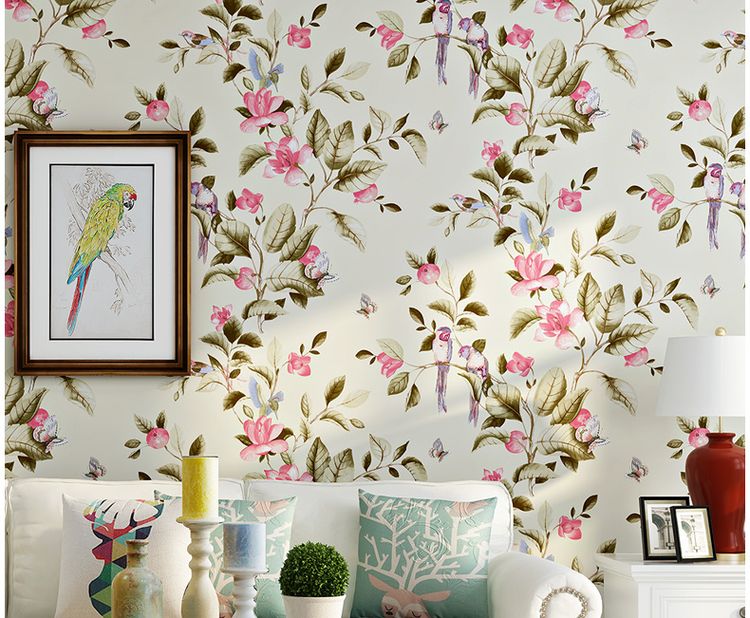 Grosshandel Pastorale Nonwoven Tapeten Tapeten Hintergrund Hochzeit Zimmer Fresh Small Floral Wallpaper Von Xyls312 22 92 Auf De Dhgate Com Dhgate