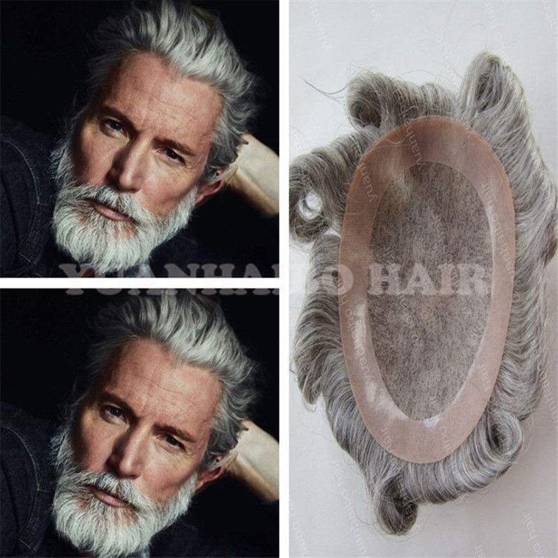 2019 New Arrival 8a 6inch Silver Gray Peruvian Remy Hair Loose