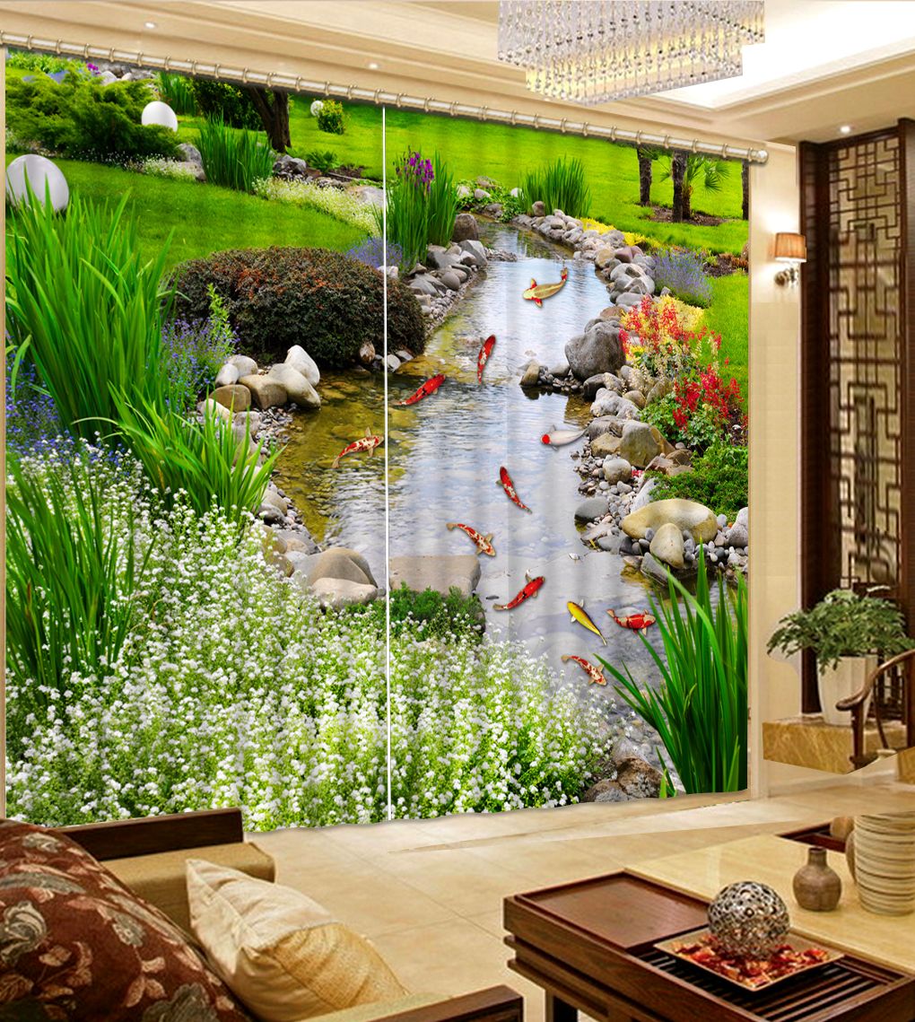 2020 Classic Home Decor Garden Liver 3d Curtains Fashion Decor Home Decoration For Bedroom From Catherine198809100 112 56 Dhgate Com,Efficiency Studio Apartment Floor Plans 400 Sq Ft