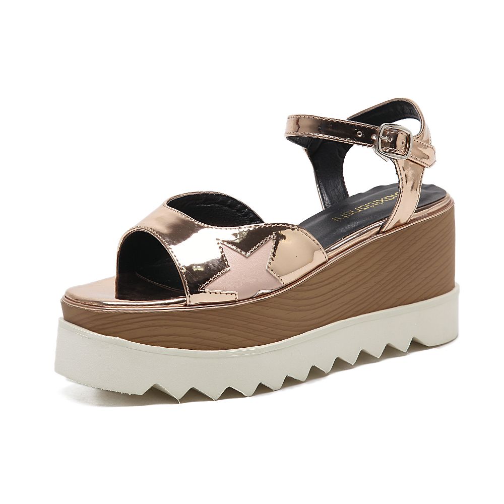 platform sandals white sole