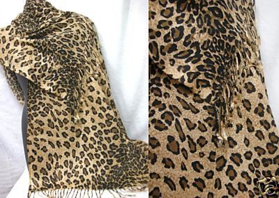 animal print scarves and wraps
