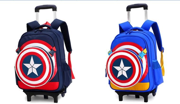mochila con ruedas capitan america