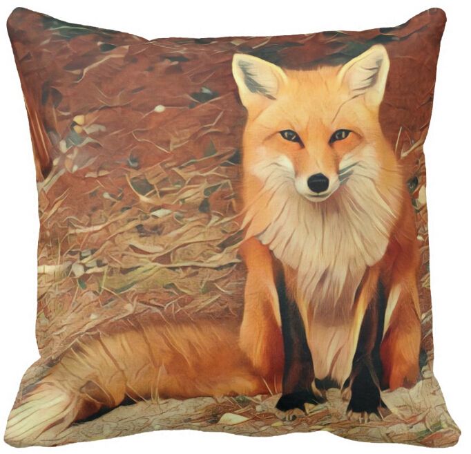 Red Fox Throw Pillow Case Squar Sofa Cushions Cover 16inch 18inch 20inch Pack Of X Seat Cushions For Patio Furniture Outdoor Furniture Cushions Sale From Fan Store 11 1 Dhgate Com