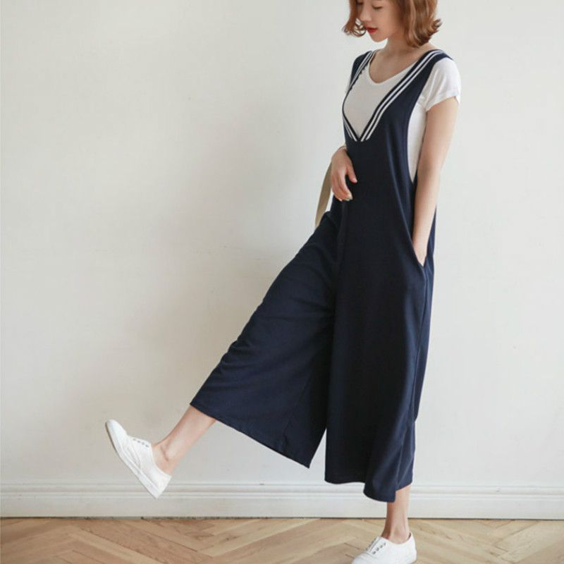 calf length jumpsuit