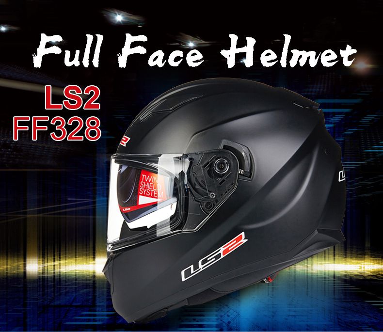 LS2 Ff328 Full Face Motorcycle Helmet Man Women Racing Moto Helmets With Dual Lens DOT Approved