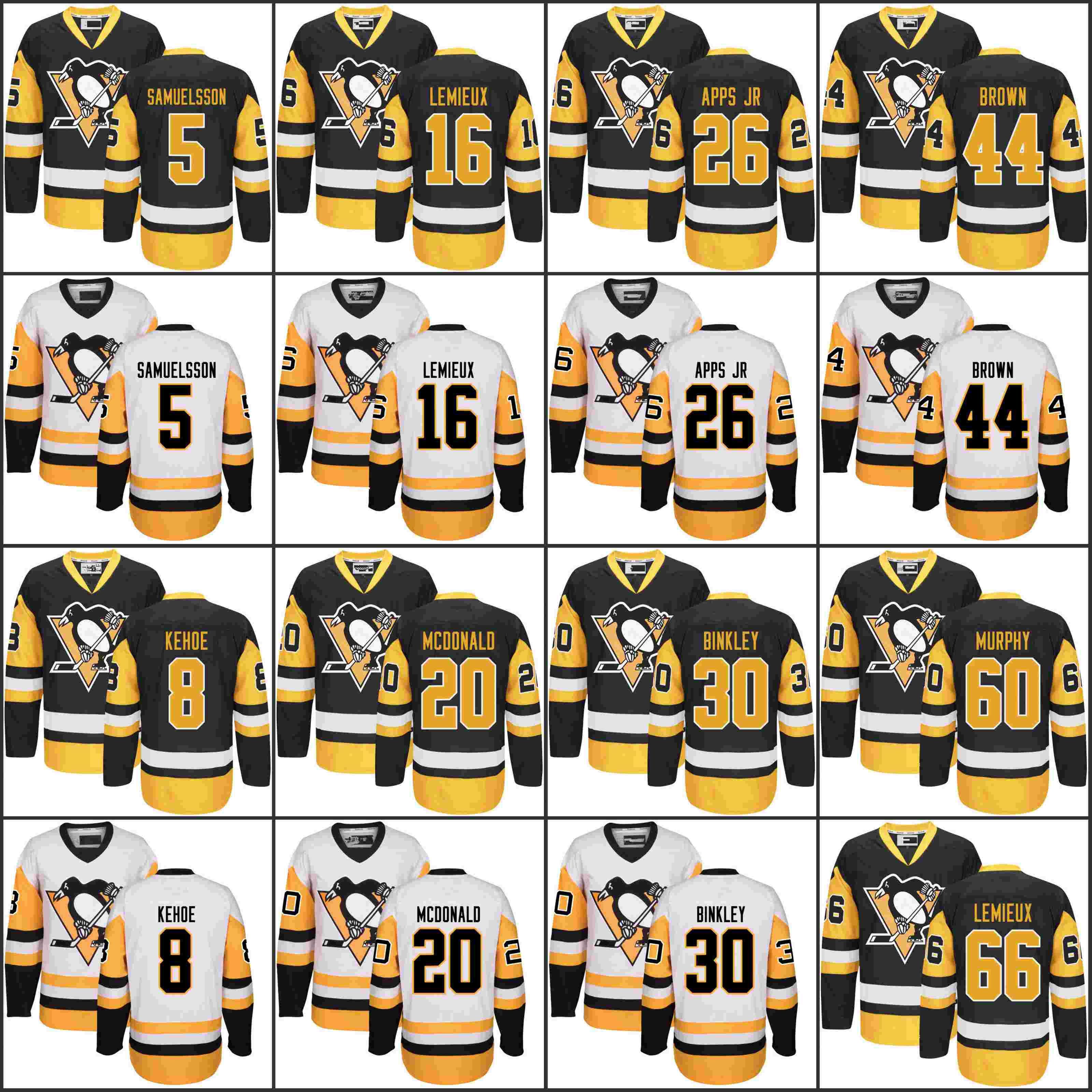 all pittsburgh penguins jerseys