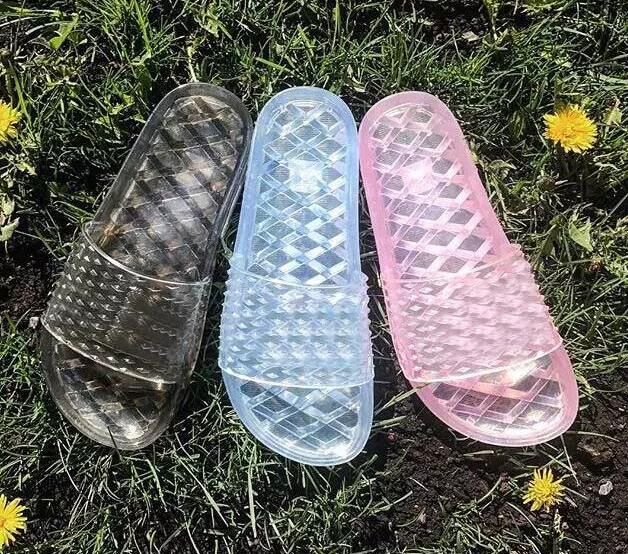 rihanna fenty jelly slides