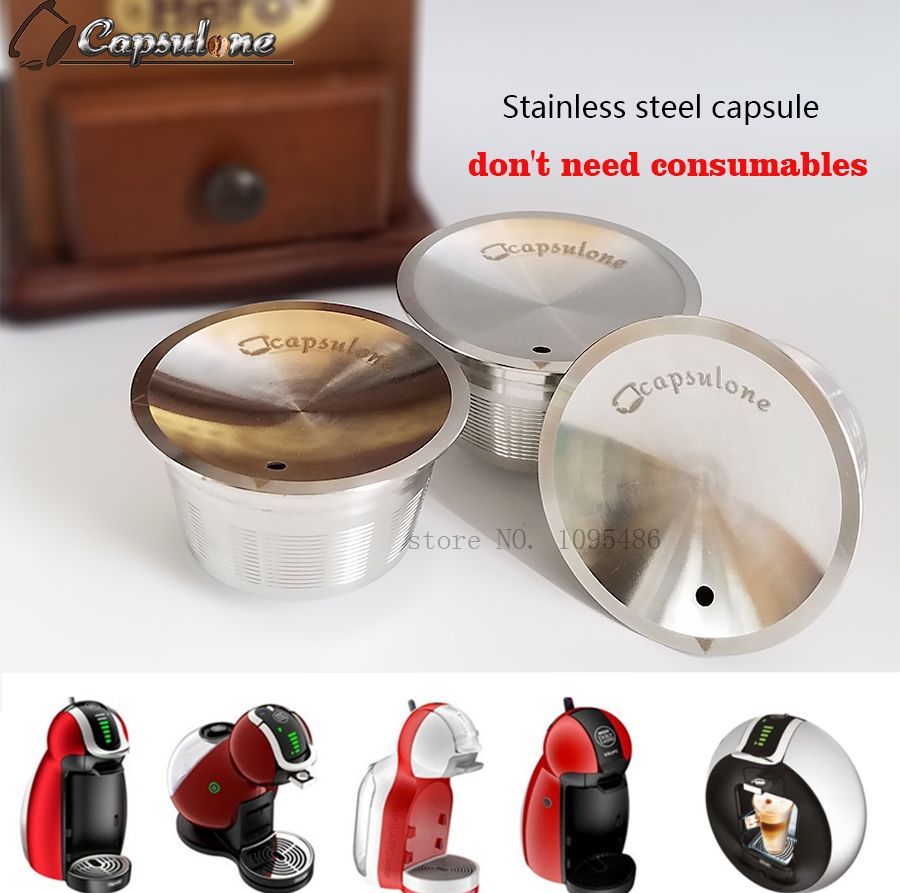 Compra Capsulone / ACERO INOXIDABLE Cápsula Recargable De Metal Compatible  Con La Máquina De Café Dolce Gusto Reutilizable / Regalo Para La Cafetera  Nescafe Barato | Entrega Rápida Y Calidad | Es.Dhgate
