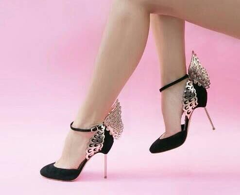 closed toe wrap heels