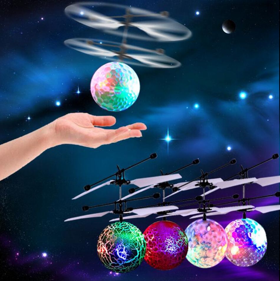led magic flying ball