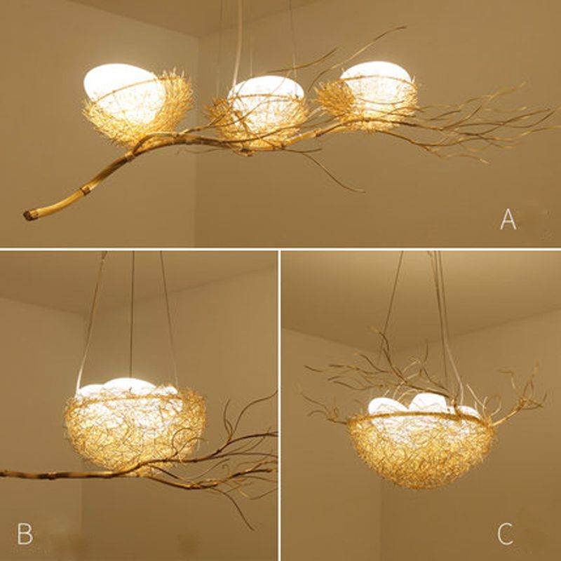 Hand Woven Room Postmodern Birds Nest Chandelie Creative Personality Chandelier Restaurant Light Nordic Art Dining Uk 2021 From Qinqin342 Gbp 145 75 Dhgate - Birds Nest Pendant Light Hand Woven Room Postmodern Birds Nest Chandelie Creative Personality Chandelier Restaurant Light Nordic Art Dining Uk 2021 From Qinqin342 Gbp 145 75 Dhgate - Birds Nest Pendant Light