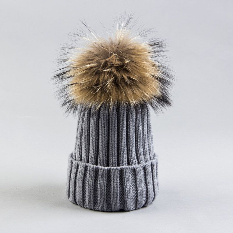 fur bobble hats