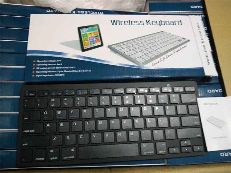 Bluetooth Ultra-Thin Keyboard for iPad Galaxy Window Tablets Other Mobile Device