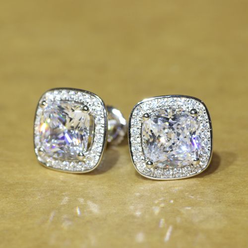 2019 Beautiful 2 Carat Cushion Cut Nscd Simulated Diamond Screw
