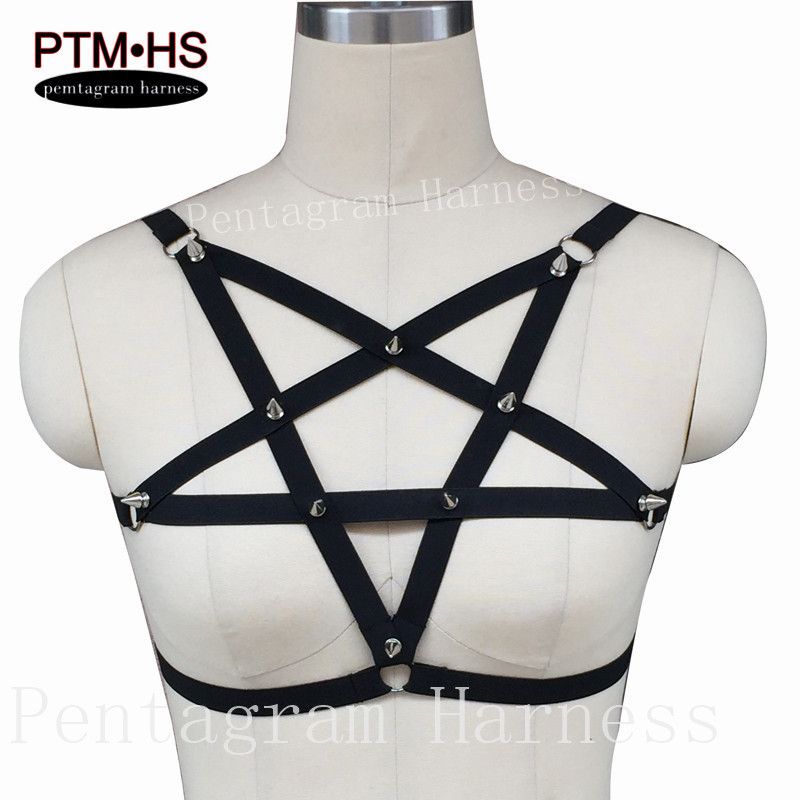 Grosshandel Spike Frame Harness Schwarz Strappy Lingerie Bandage Body Harness Gurtel Harness Bh Body Cage Goth Kawaii Grunge Erotik Bdsm Club Fetisch Bh Von Jiangfengzongya 8 24 Auf De Dhgate Com Dhgate
