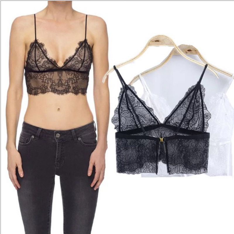 cropped camisole bra