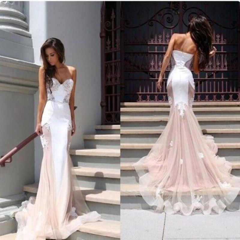 maxi dress with tail